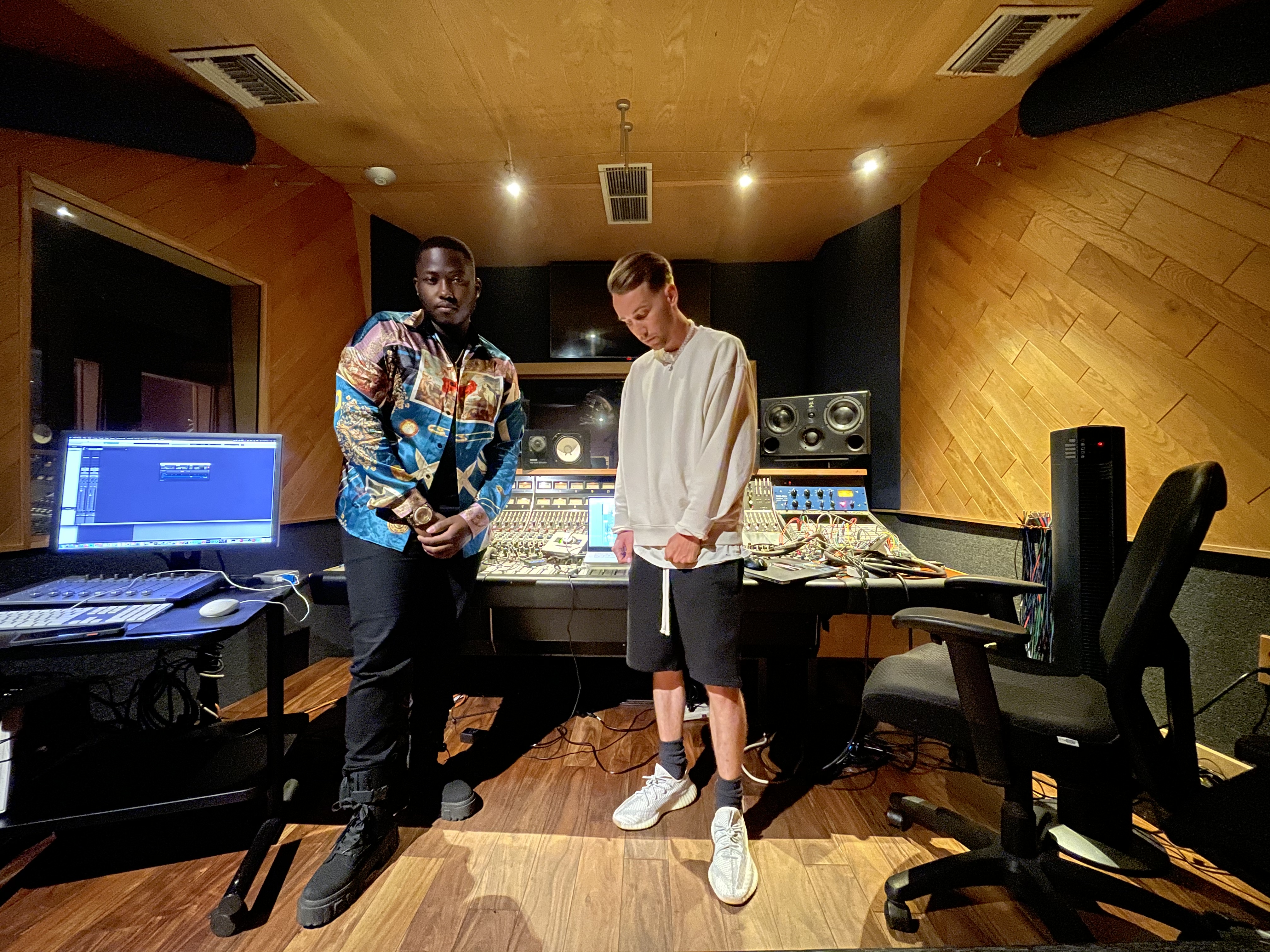 Sali and City of Dreams in the studio